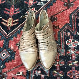 Free People Lost Valley metallic booties 7